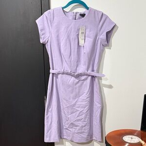 Ann Taylor Lavender Belted Dress